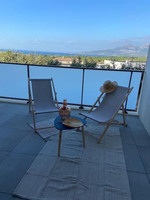 Exceptionnelle Vue Mer Calvi - Piscine - T2 외부 사진