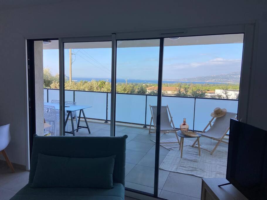 Exceptionnelle Vue Mer Calvi - Piscine - T2 외부 사진